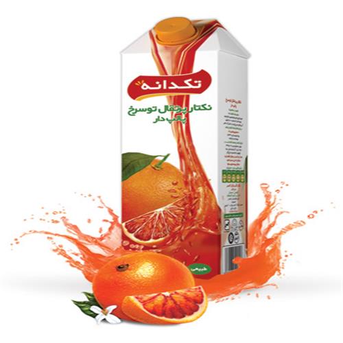 نکتار پرتقال تو سرخ پالپ دار تکدانه